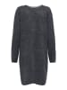 ONLY Strickkleid in Dark Grey Melange