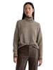 Marc O'Polo Tweed-Pullover regular in shaded brown melange