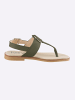 Heine Sandale in khaki