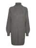 Noisy may Langarm Mini Strickkleid Rundhals Pullover Shirt NMTIMMY in Grau-2