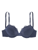 PETITE FLEUR Push-up-BH in rot + weiß + marine