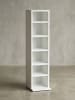 KADIMA DESIGN CD-Regal WL5.836 Holz 21x90x20 cm Offenes Bücherregal Schmal, CD