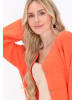 IZIA Women Cardigan in orange