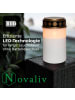 Novaliv Novaliv 2 Stück Grablichter LED mit Batterie und Timer 6/18 Grablichte in Weiß
