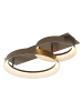Globo lighting Deckenleuchte "SYRAKUS" in brown