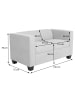 MCW 2er Sofa Lille Chenille (260g/m²), Grün