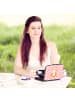 Mr. & Mrs. Panda Schreibmappe Einhorn Prinzessin ohne Spruch in Rot Pastell
