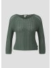 QS Strickpullover in 7816_tannengrün