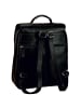Leonhard Heyden Nizza City Rucksack Leder 34 cm in schwarz