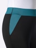 Sieh an! 7/8-Leggings in schwarz-petrol