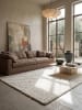 KADIMA DESIGN Shaggy-Teppich Berber weich wohnlich Wohnzimmer Schlafzimmer gemütlich in Creme