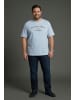 Man's World Rundhalsshirt in hellblau/grau