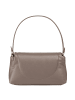DuDu Melville Schultertasche Leder 31 cm in taupe