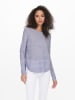 ONLY Dünner Strick Pullover Langarm Stretch Sweater Basic ONLCAVIAR in Lila-2