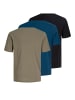 JACK & JONES Junior 3er-Pack T-shirt in Vetiver