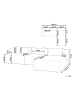 Beliani Ecksofa SVANSELE in Beige - (W) 278 x (H) 72 x (L) 174 cm