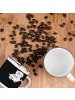 Mr. & Mrs. Panda Emaille Tasse Bester Bräutigam mit Spruch in Schwarz