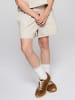 name it Mädchen Gittermuster Shorts mit Kordelzug in Creme