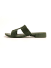 Brasileras Pantoletten "Mardin" in Militärgrün