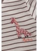 Sigikid Langarmshirt Savanne in Creme-Braun geringelt