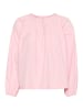 SAINT TROPEZ Langarm-Bluse IbelSZ Lockere Passform in Pink Nectar