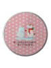 Mr. & Mrs. Panda Blechdose Einhorn Schneemann mit Spruch in Rot Pastell