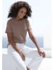 Vivance by Lascana Kurzarmshirt in taupe