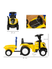 HOMCOM NEW HOLLAND Aufsitzbagger 1-3 Jahre Gelb