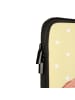 Mr. & Mrs. Panda Notebook Tasche Capybara Blume mit Spruch in Gelb Pastell