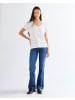 Wrangler T-Shirt Easy V Neck in Bright White