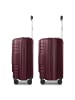 Redolz Essentials 17 2.0 4 Rollen Kabinentrolley 55 cm Laptopfach in burgundy