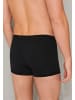 Schiesser Boxershorts 3er Pack in Schwarz / Navy / Grau melange