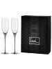 Eisch 2er Set Champagnergläser Champagner Exklusiv 180 ml in silber