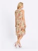 Sieh an! Plisseekleid in champagner-hortensie-bedruckt