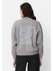 Camel Active Oversized Sweatshirt mit Rückenprint in Grau