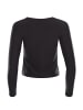 Winshape Functional Light and Soft Cropped Long Sleeve Top AET119LS in panther/schwarz