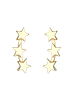 Elli Ohrringe 925 Sterling Silber Sterne, Astro, Stern in Gold