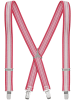 Playshoes Kinder Gürtel "Hosentraeger gestreift" in Pink