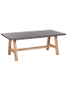 Beliani Gartentisch TONNARE in Grau/Braun - (W) 100 x (H) 75 x (L) 200 cm