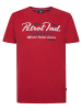 Petrol Industries T-Shirt mit Aufdruck Bonfire in Rot