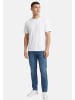 Jack & Jones T-Shirt Cotton Relaxed in Weiß / schwarz