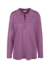 GOLDNER Pullover Unkomplizierter Pullover mit Polokragen in hortensie