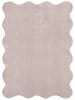 the carpet Teppich Relax Shape in Blush