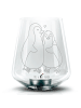 Mr. & Mrs. Panda Teelichthalter Pinguin umarmen ohne Spruch in Transparent