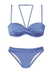 LASCANA Bügel-Bandeau-Bikini in hellblau
