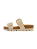 Plakton Combarro Pantoletten aus Leder Gold