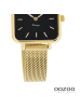 Oozoo Analog-Armbanduhr Oozoo Vintage Series gold extra groß (ca. 26x26mm)