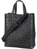 LIEBESKIND BERLIN Handtasche Paper Bag M20 Croco in Black