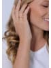 Elli Ring 925 Sterling Silber Spirale, Wellen in Rosegold