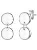 Glanzstücke München Ohrstecker Kreis aus Sterling Silber in silber